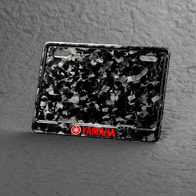 Nömrə qabı license plate frame, rear license - motorcycle-ultra-high-end-forged-snowflake-carbon-yamaha