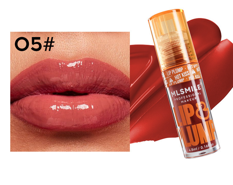 MLSMILE 6-color Duck Lip Oil Lip Gloss, Big Mouth Pouty Lip Honey Lip Glaze undefined