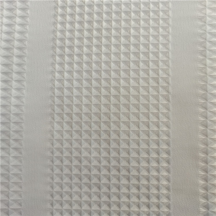 供应全涤宽幅梭织提花华夫格蜂巢面料 华夫格浴帘布 华夫格家纺布