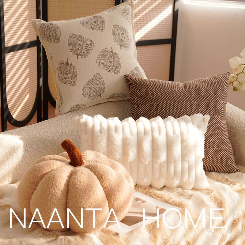 French Cream Style Pillow Combination, High-End Pillowcase, Home Living Room Decoration, Sofa Cushion, Backrest, Bedside Cushion