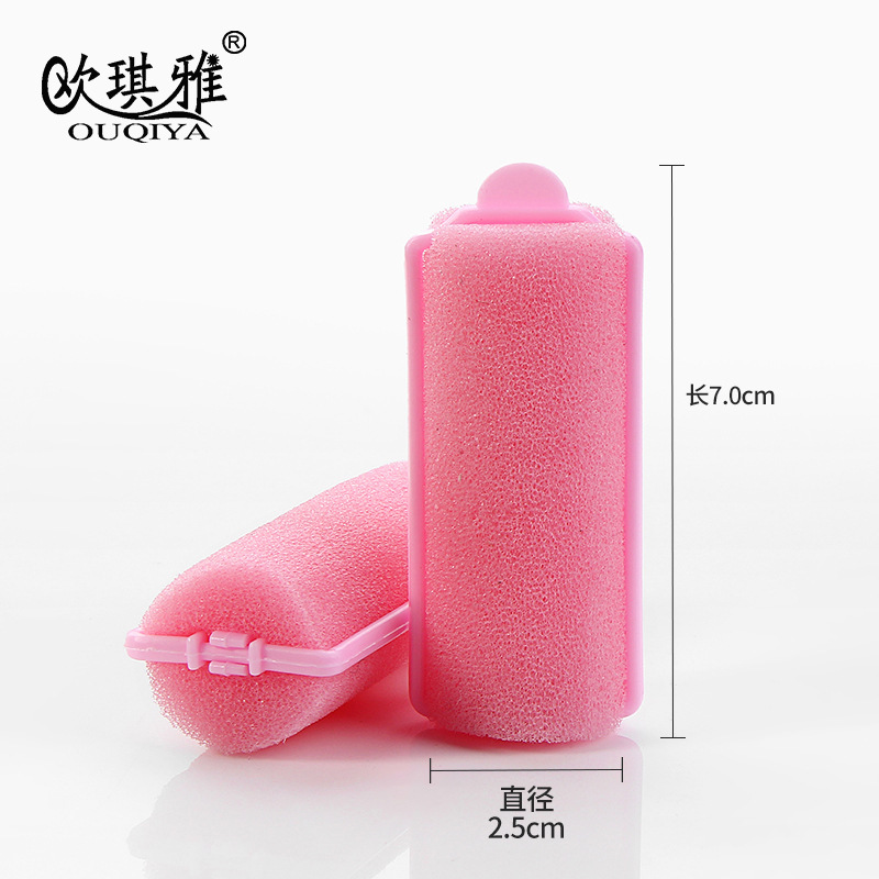 Rollo de pelo de nylon con dientes rollo de pelo esponja rollo de sueño