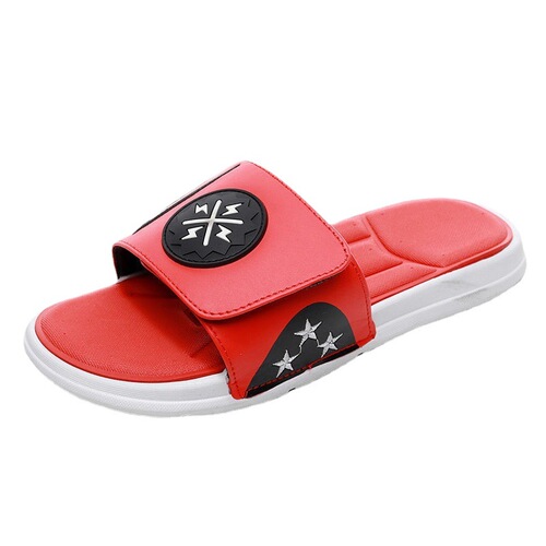 Amazon summer new Korean style trendy beach couple slippers women's fashion casual online infrared sandals for outer wear
