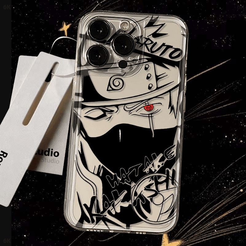 Naruto Kakashi Suitable for Iphone16/15Promax Mobile Phone Case 14 Apple 13 Transparent Soft Shell 12 Anime X Naruto Kakashi Suitable for Iphone16/15Promax Mobile Phone Case 14 Apple 13 Transparent Soft Shell 12 Anime X