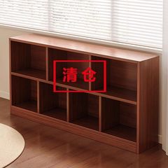 本棚床置き収納ラックリビングルームホームローキャビネット収納キャビネット格子キャビネット寝室収納キャビネットシンプルな本棚