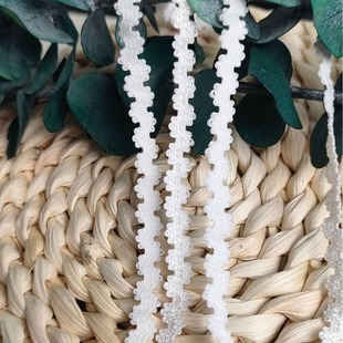 0.6cm Small Crown Tooth Lace High Elastic Elastic Band Handmade Clothing Accessories