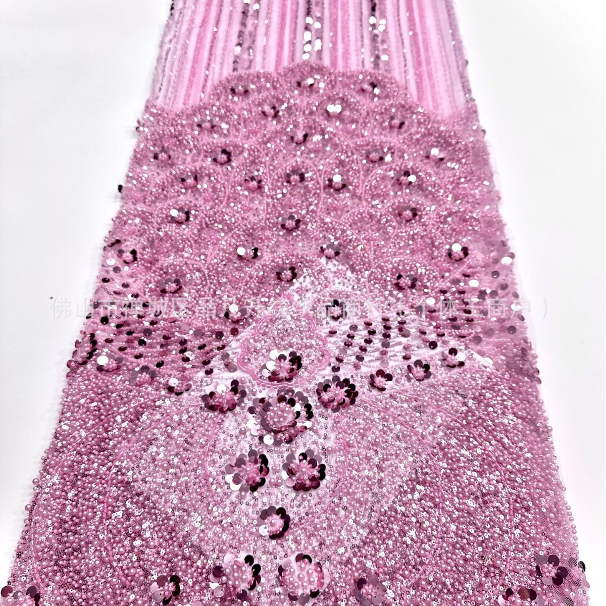 Fabricantes de bolsas transfronterizas tela de sequilla vestido de boda anfitrión de cena rendimiento bar mitzvah vestido de tela