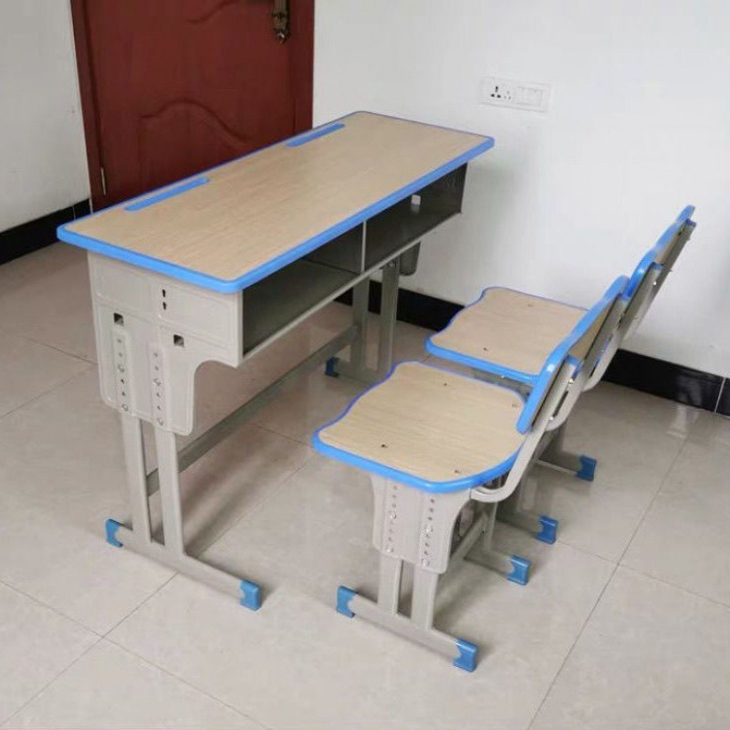 中小学生辅导班课桌椅厂家直销培训班课桌托管班双人学校升降书桌|undefined