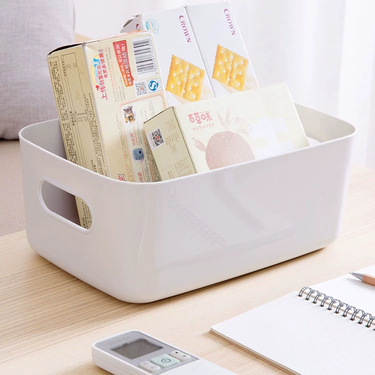 Table plastic storage box, storage basket