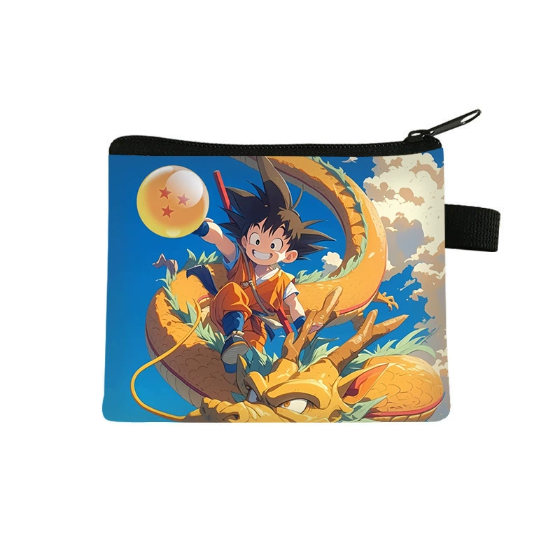 Новая детская сумочка-кошелек «Драконий шар» 2025 года, высококачественная, мультяшная, милая, на молнии, мини-сумка для наушников