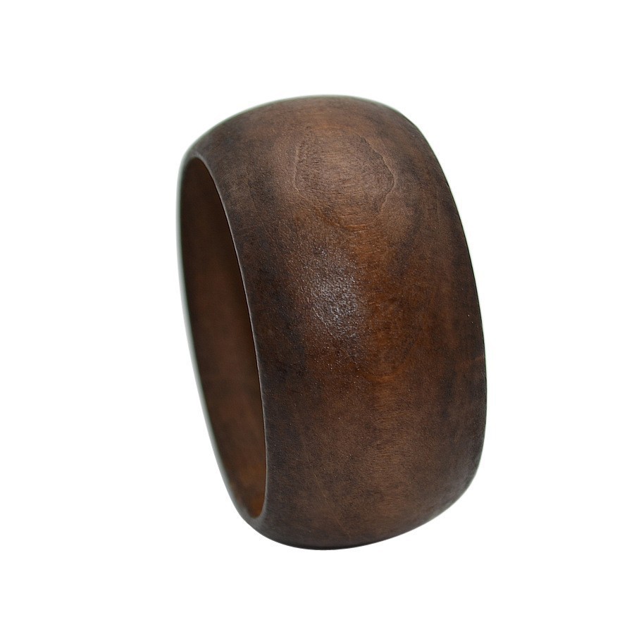 Commute Solid Color Wood Wholesale Bangle display picture 3