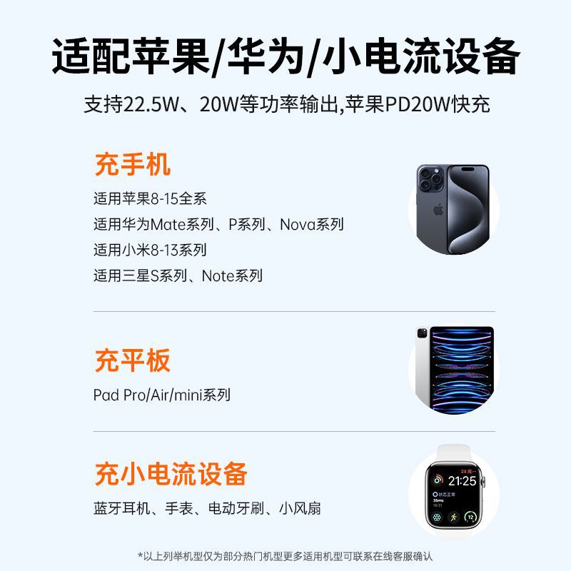 热卖爱国者充电宝10000毫安22.5W超薄小巧快充移动电源投标刻字|undefined