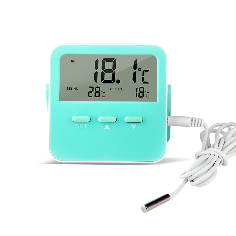 家用迷你温度计 室内外温度计 电子冰箱温度计 可设高低温报警|ms