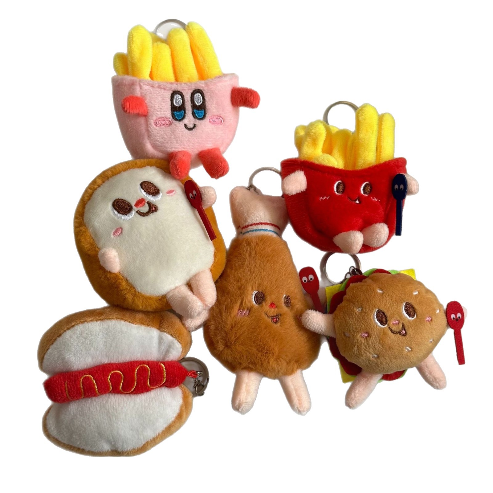 Cartoon plush pendant