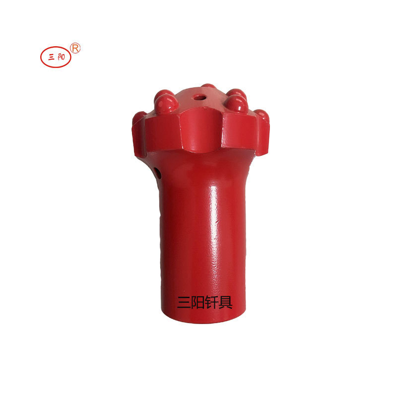 凿岩机械配件 台车钻头钻杆 液压台车钻头 螺纹球齿钎头