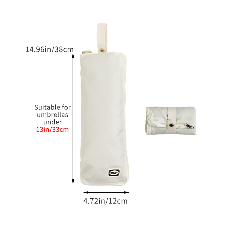 Off-white large size - suitable for umbrellas under 33cm