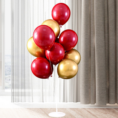 Luyin Wedding Room Festival Table Float Opening Ceremony Floor Float Scene Layout Balloon Bracket Decoration Special-shaped Floor-standing Column