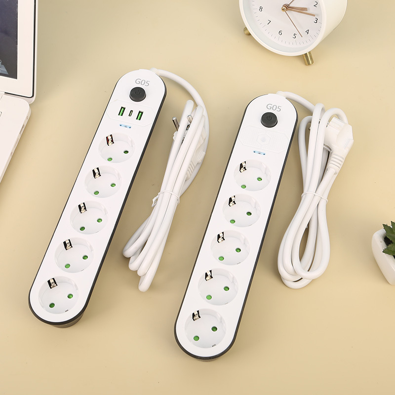 G05# 外贸插座欧标欧插欧孔家用 办公系列移动插座