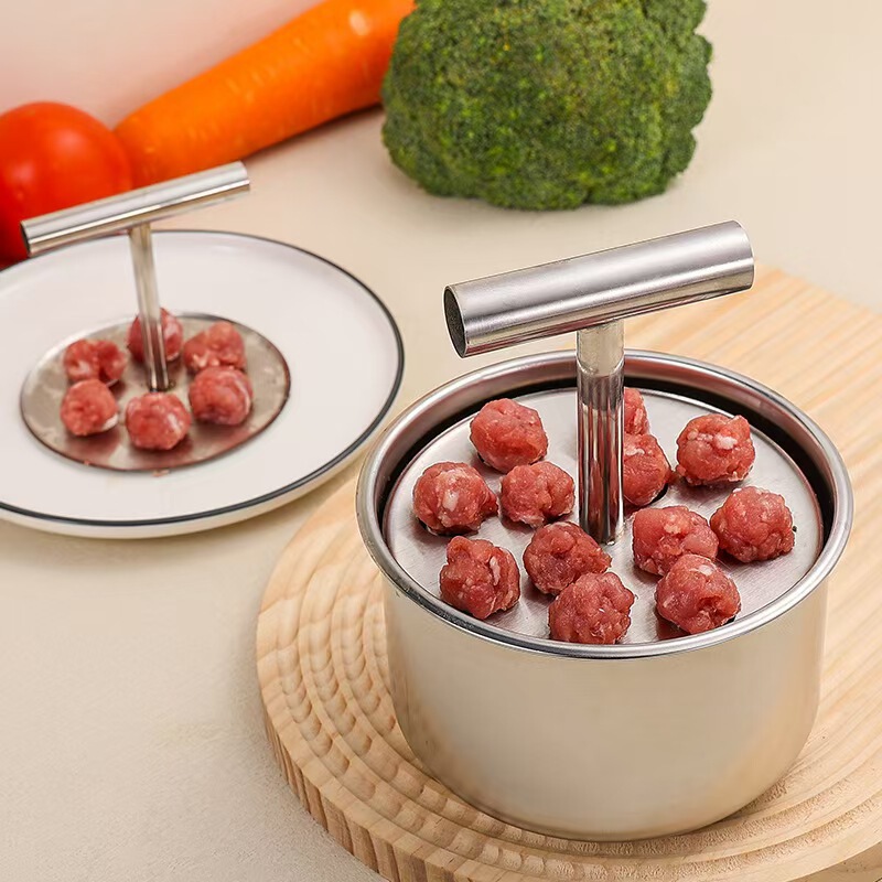 家庭用ステンレス肉丸製作神器厨房金型日常肉団子魚丸商用製作ツール|undefined
