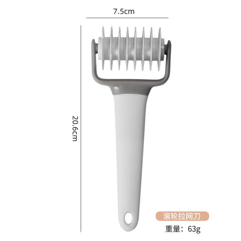 Rodillo Cortador de Masa de ABS Antiadherente para Repostería