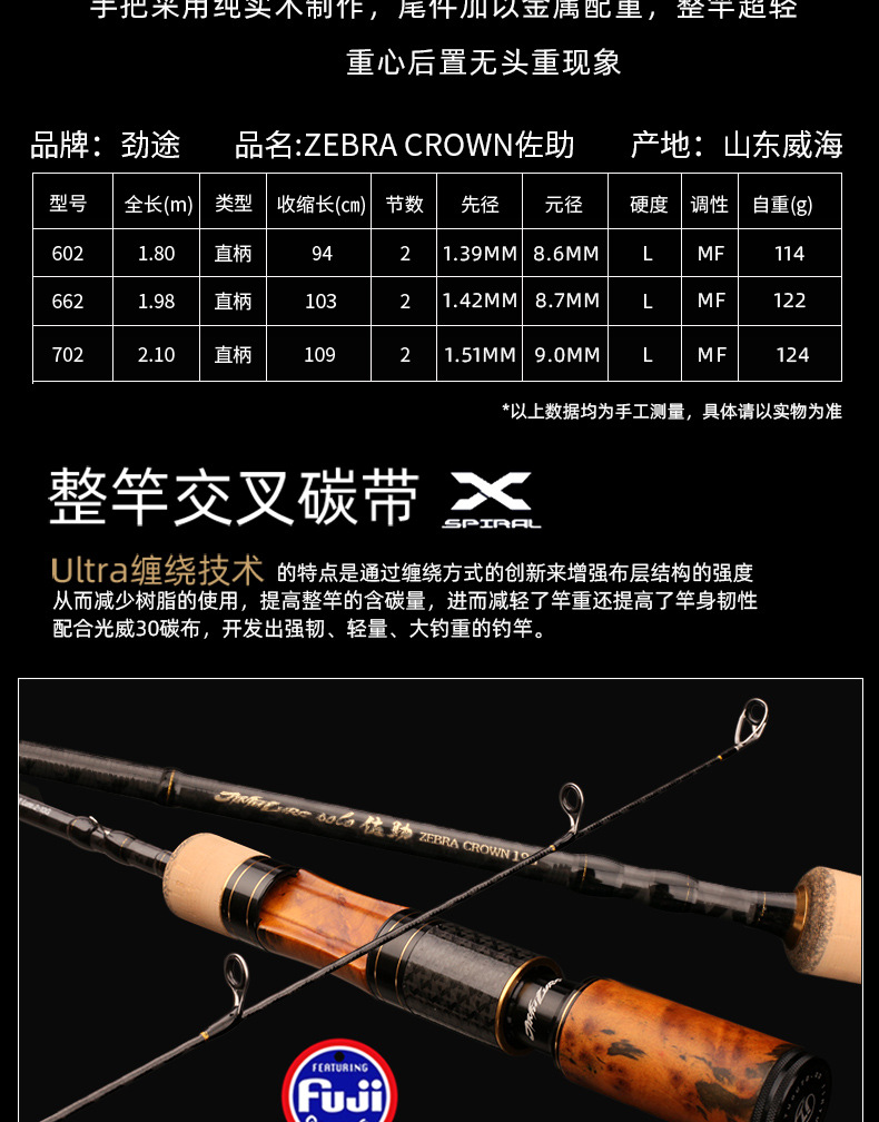 劲途全富士大导环路滑竿 滑漂专用路亚竿佐助实木直柄专业路滑杆-阿里巴巴
