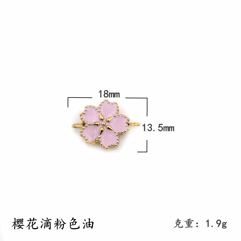 72# Double hanging powder cherry blossom