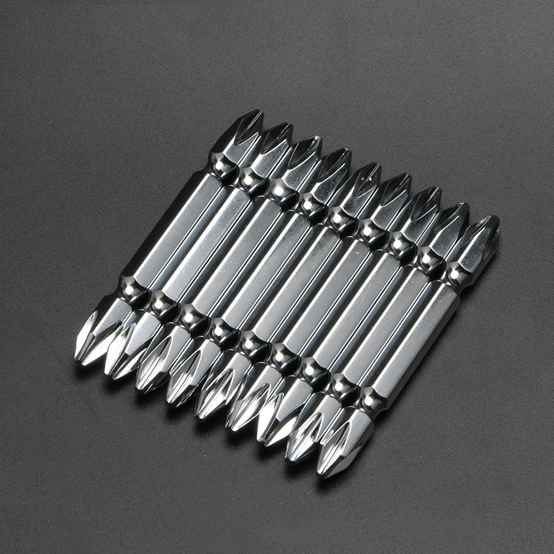 endurecer acero S2 doble cabeza cabeza de alimentación cruzada cabeza de destornillador eléctrico sellado boca de alimentación neumática boca de alimentación