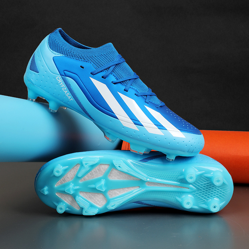Nuevos zapatos de fútbol de corte bajo para hombre transfronterizo wish deportes al aire libre para jóvenes estudiantes AG clavos para hombre césped artificial