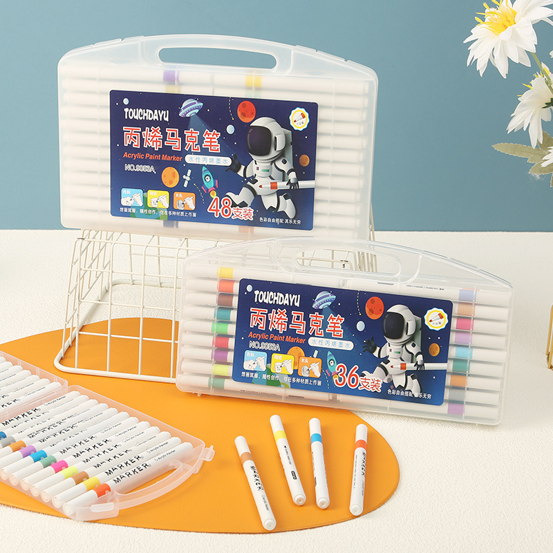 アクリルマーカーペン卸売子供のアート特別な水彩ペン防水手描き diy 洗えるアクリルペン|undefined