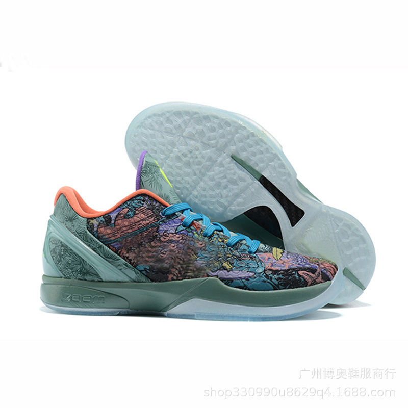 コービー6世代バスケットボールの男性靴kobe7オールスター青蜂侠女性シーズン後のad黒曼巴戦靴zk6ピエロ|undefined
