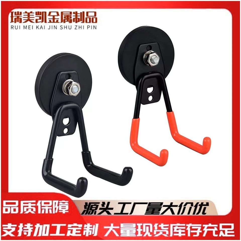 跨境车库重型贴墙自行车挂钩高承重金属挂钩批发仓库储物收纳挂钩