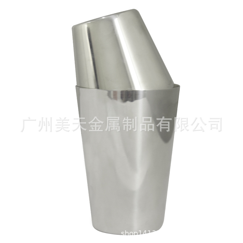 304 Acero inoxidable agitador americano Boston Shaker traje Barón Shaker Comercio exterior transfronterizo