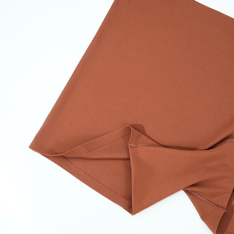 Calzones bóxer de cintura alta para mujer, estilo europeo y americano, ropa interior sin costuras antiexposición, calzones de seguridad de seda helada con control de abdomen dos en uno.