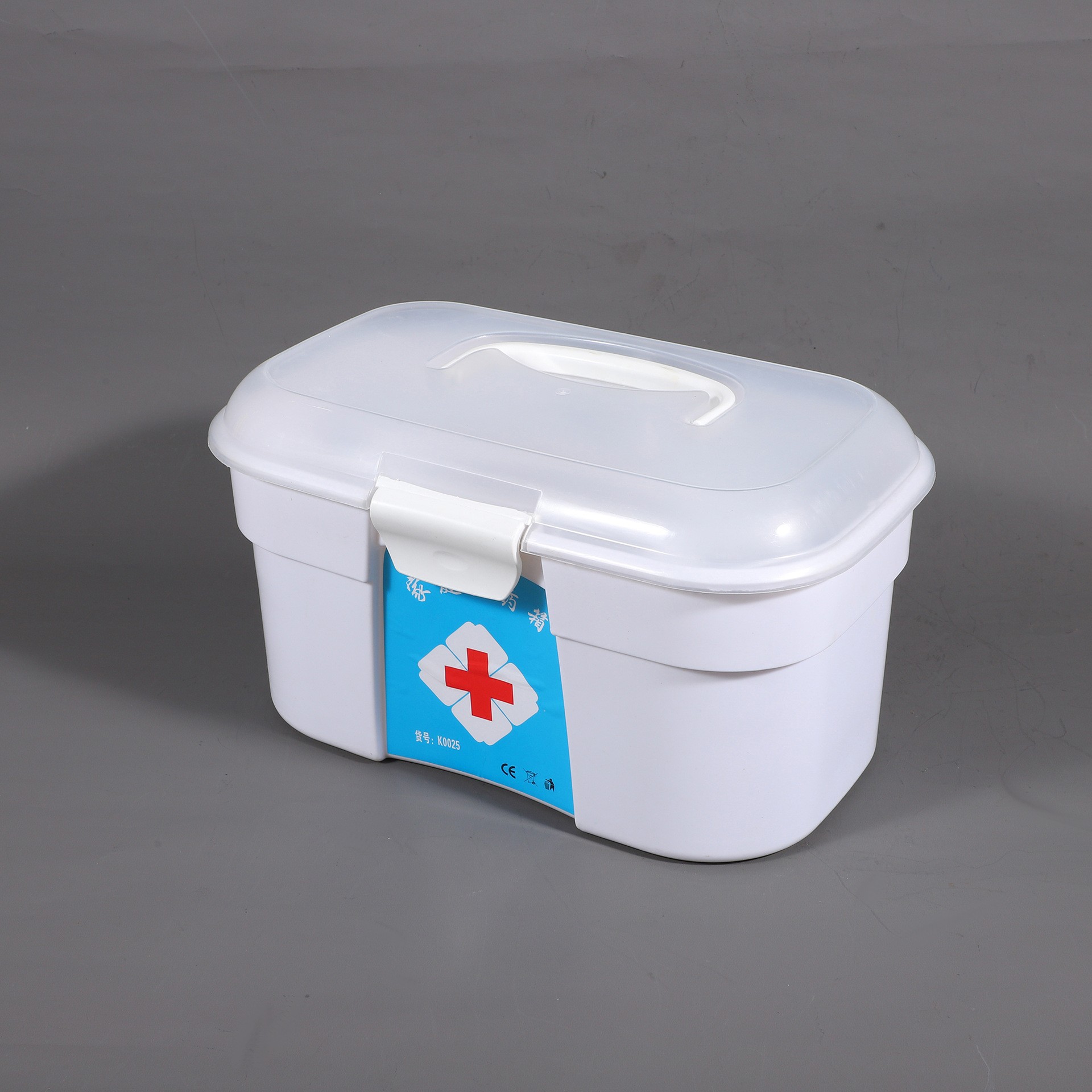 Botiquín de Primeros Auxilios Doméstico de Plástico, Portátil, Gran Capacidad, para Hogar y Emergencias image 1