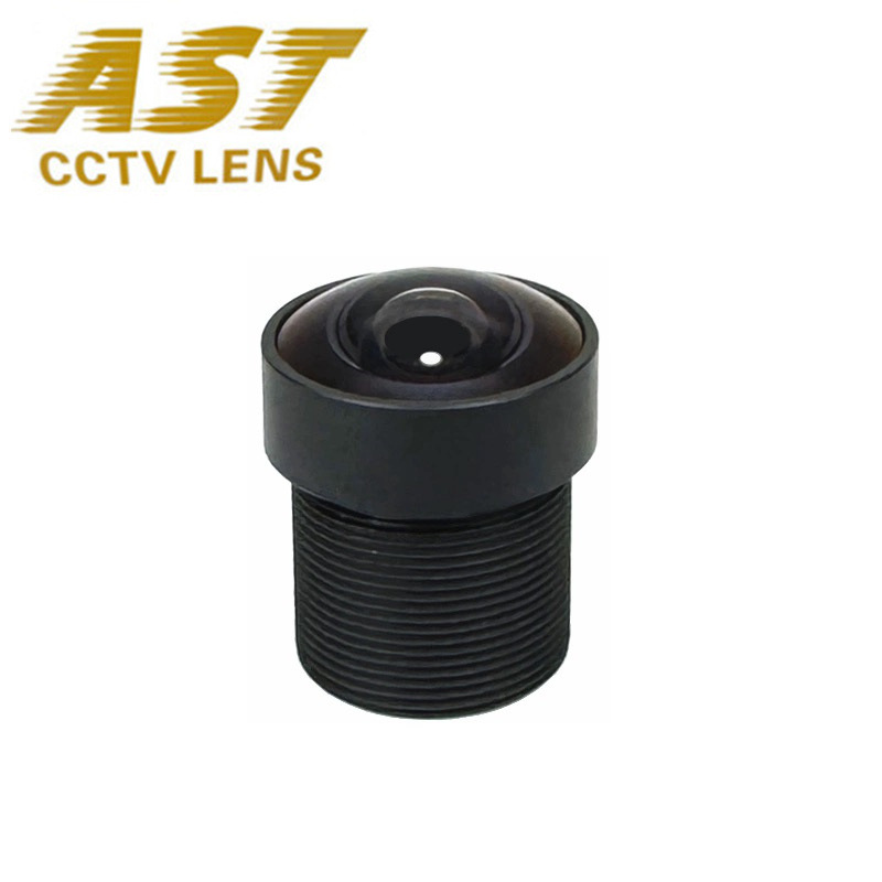 파노라마 렌즈 1.8MM 헤드 직경 14MM HD 5 백만 M12 인터페이스 광각 185 도 이미징 어두운 각도 없음