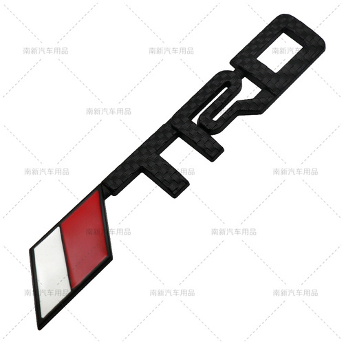 Suitable for Toyota TRD personalized modified body side car three-dimensional car logo carbon fiber TRD rear logo trunk sticker
