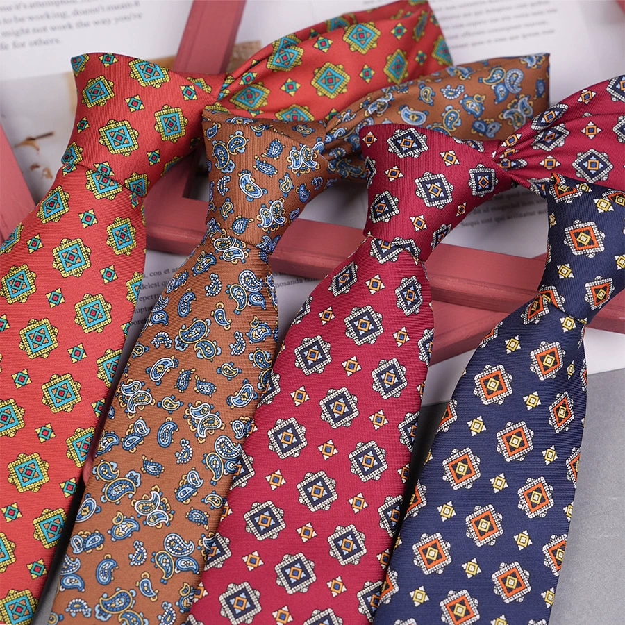 Фабрика спот оптом 8 см широкий цветочный принт ручной галстук случайные аксессуары для знакомства тенденции европейского и американского стиля