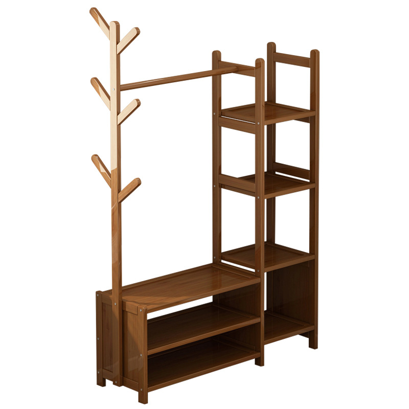 Perchero piso dormitorio hogar multi-funcional percha ropa simple rack de almacenamiento colgando ropa armario abierto