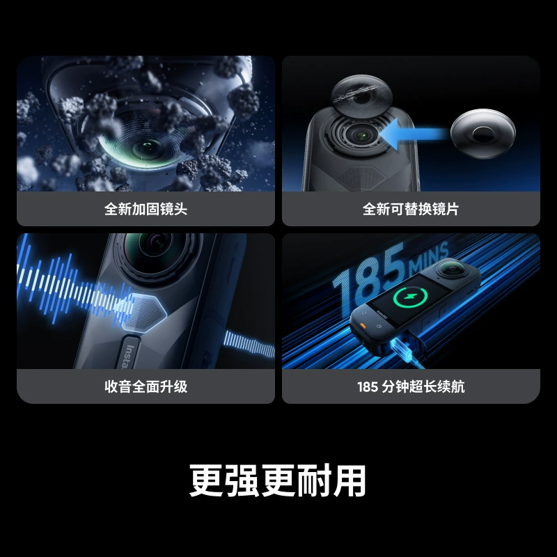 影石Insta360 Камера, портативная видеокамера, x5