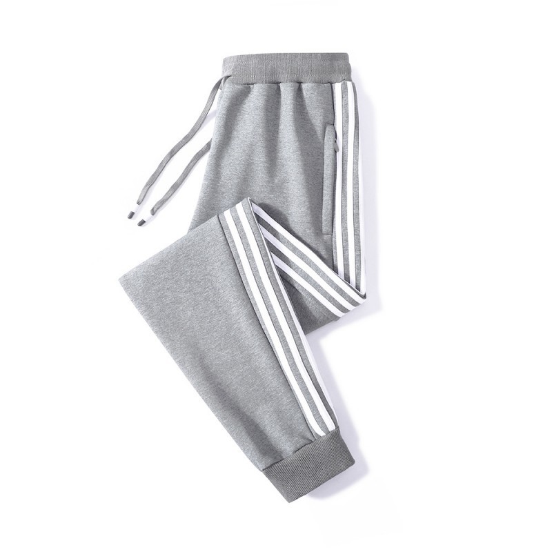 Algodón puro de cuatro colores L - 8XL grasa 95 algodón 2023 nuevo otoño y invierno para hombres tres barras sueltas y veludo