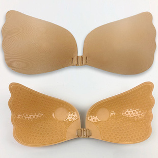 Factory Direct Sales Silicone Latex Invisible Bra Wing Lift Breast Patch Anti-Exposure Patch Seamless Invisible Bra Patch