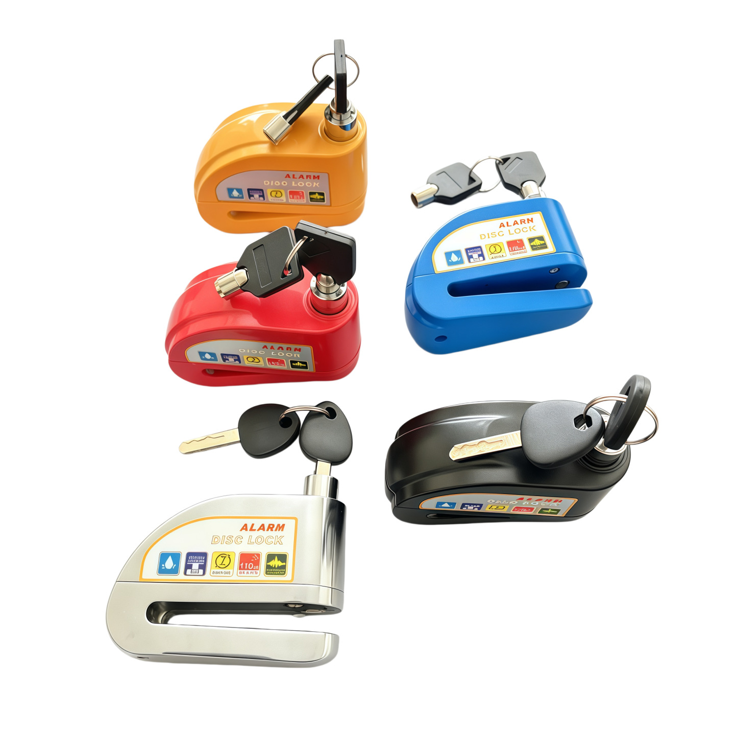 Cerradura de válvula con alarma de carga Cerradura de alarma antirrobo Cerradura de bicicleta Cerradura de válvula de batería Cerradura de válvula de nuevo tipo Cerradura de válvula de alarma