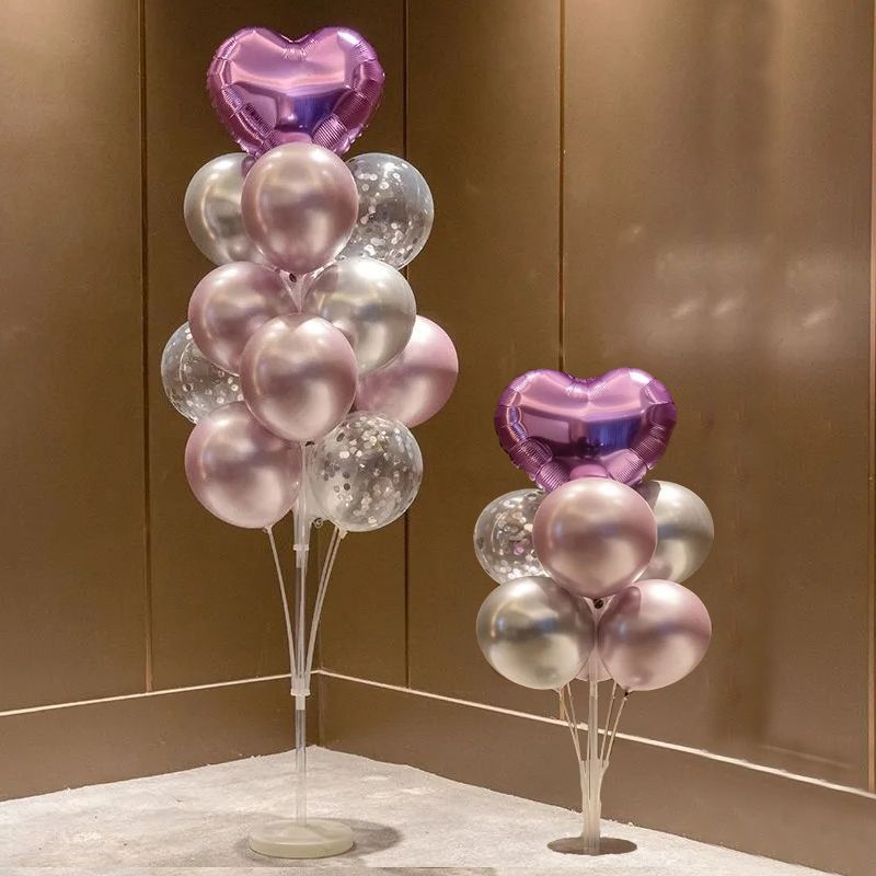 气球装饰生日派对场景布置结婚地飘开业气氛新店铺周年庆活动立柱