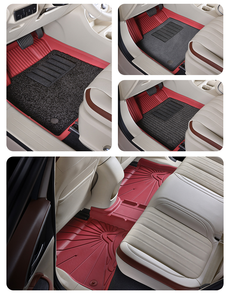 Suitable for All Tpe Ora Good Cat Lightning Cat Floor Mats, High-Edge Anti-Odor Injection Molded Car Floor Mats, Anti-Slip Trunk Mat