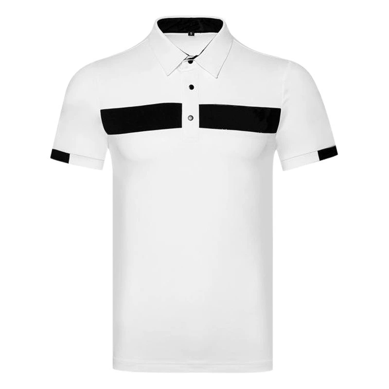 Одежда Для Гольфа Мужская дышащая быстросохнущая уличная футболка с короткими рукавами рубашка-поло трикотажный топ 2021 лето