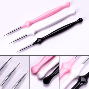 Factory supply nail drawing pen three suit gourd-shaped pen holder nail tools wholesale