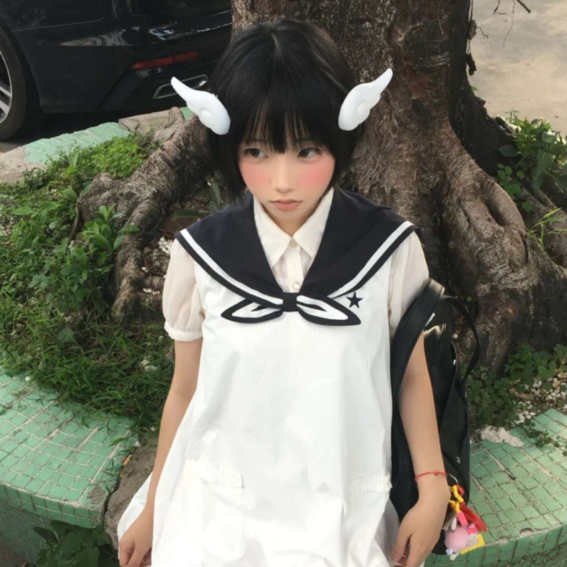 魔法少女ヘアピン サイドクリップ 白い天使の小さな羽 サイドクリップ かわいい日本製ぬいぐるみ カモノハシ ヘアピン 頭飾り|undefined