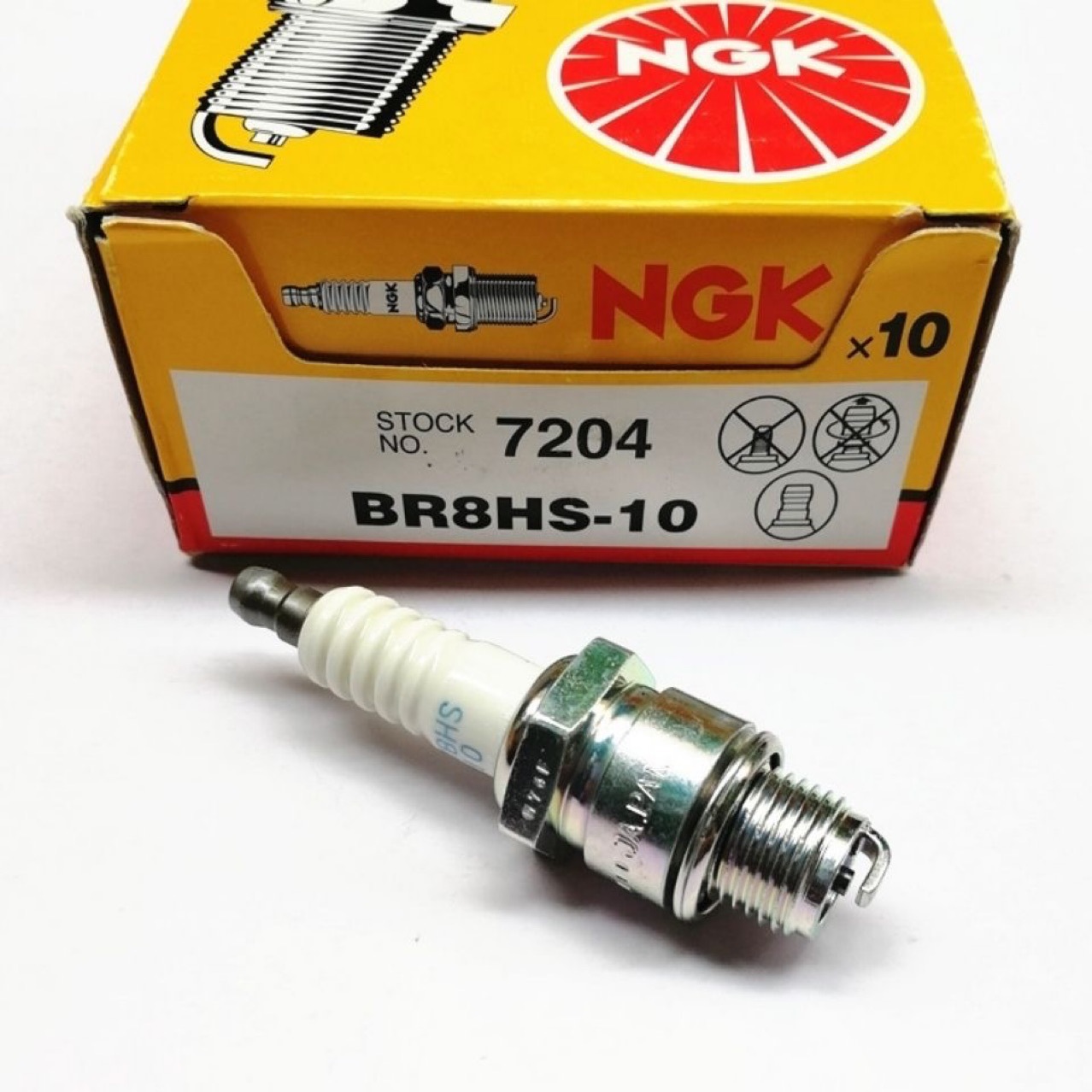 NGK spark plug BR7HS-10 BR8HS-10 two-stroke boat hook motor boat speedboat outboard machine lifeboat