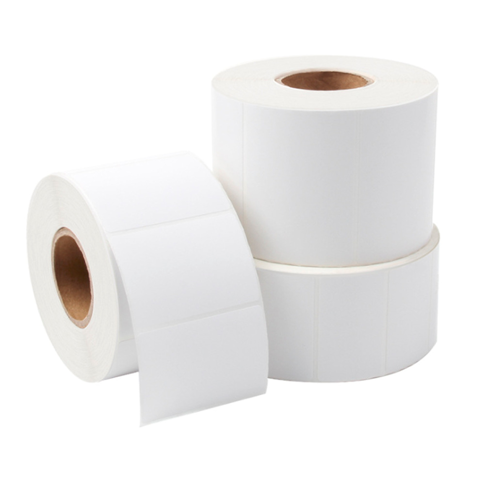 空白电子面单打印纸100X150X500张三层快递通用热敏纸不干胶标签