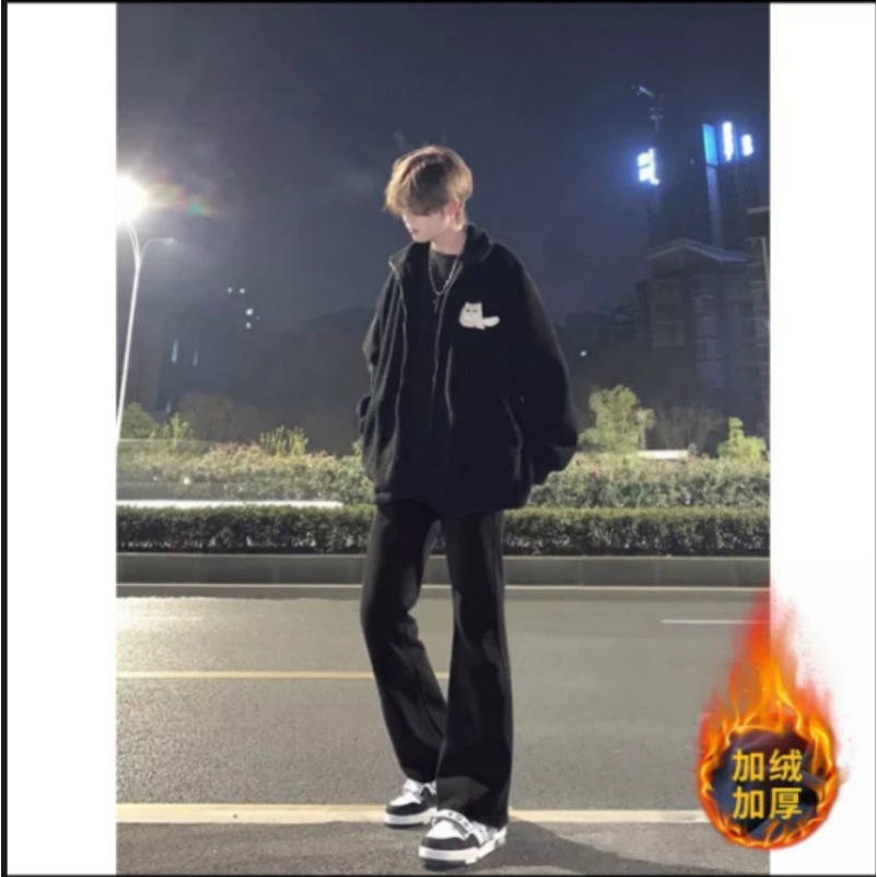 벨벳 블랙 [약간 플레어]