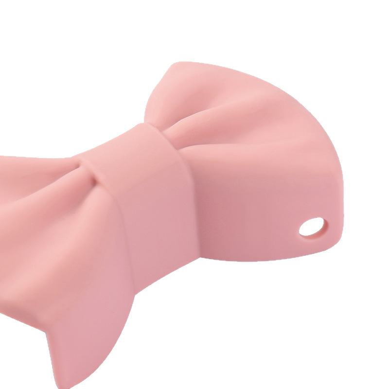 Creativo arco de dibujos animados de aislamiento térmico clip anti-escaldadura de alta temperatura mango resistente olla de silicona cubierta del oído OPP bolsa